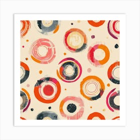 Abstract Circles 58 Art Print