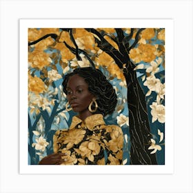 Woman In Gold Art Print