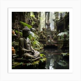 Buddha Series01 Csaba Fikker For Ai Art Depot 6 Art Print