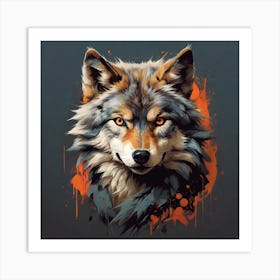 Wolf arts Art Print