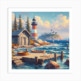 Lighthouse Art Print