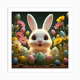 Easter Bunny 3 Art Print