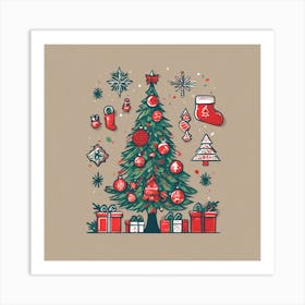 Christmas Tree 1 Art Print