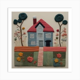 House In The Woods Art Print