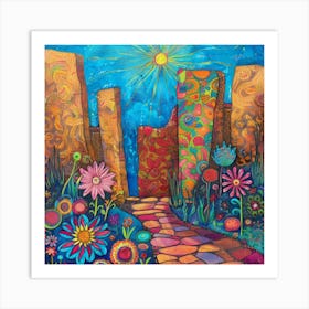 Path To The Sun Art Print