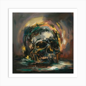 Vibrant Mysteries – Exploring Life And Death Through Art Art Print