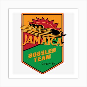 Hot Trend Jamaican Bobsled Team Cool Runnings Art Print