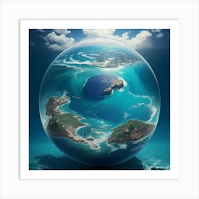 Spherical Seascape Delight Art Print