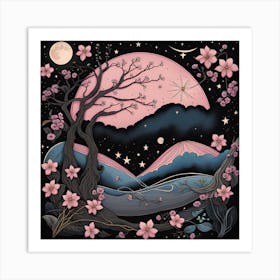 Sakura Serenity 1 Art Print