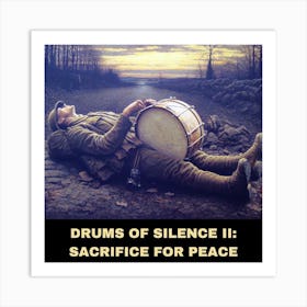 Drums Of Silence II: Sacrifice For Peace Art Print