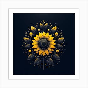 Sunflower Wall Art Art Print