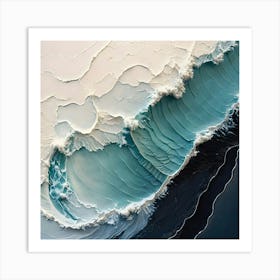 Abstract Of A Wave 2 Art Print