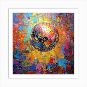 Disco Ball Art 21 Art Print