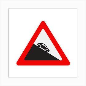 Road Sign.A fine artistic print that decorates the place.21 Art Print