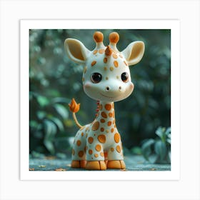 Giraffe 52 Art Print