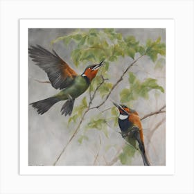 Bee Eaters Art Print