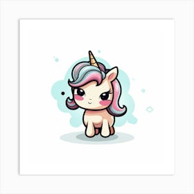 Cute Unicorn 176 Art Print