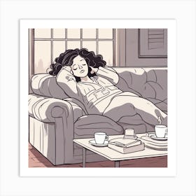 Maddies Mood Living Room Art print 9 Art Print