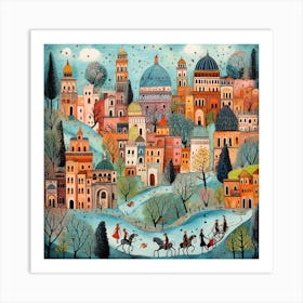 Winter In Jerusalem Art Print