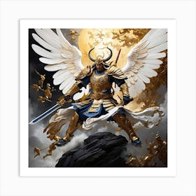 Winged Warrior Art Print