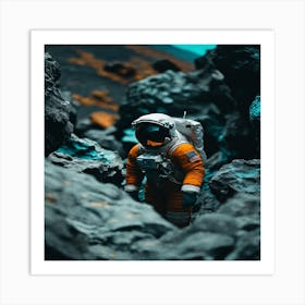 Astronaut In Space 1 Art Print