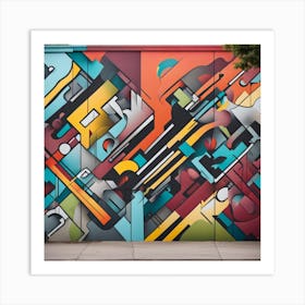 San Francisco Street Art Art Print