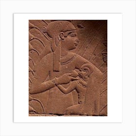 Egyptian Mother And Child Art Print