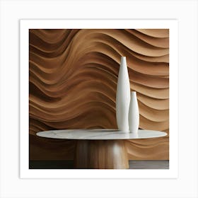 Wavy Wall 9 Art Print