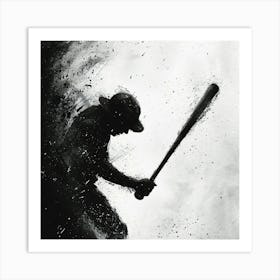 Baseball Player 1 Art Print