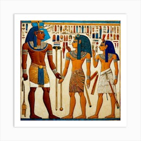 Egyptian Gods Art Print