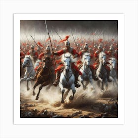 Battle Of Samarkand Art Print