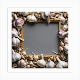 Garlic Frame 4 Art Print