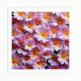 Pink Flowers 1 Art Print