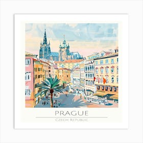 Prague Cityscape Art Print