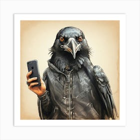 Crow! 5 Art Print