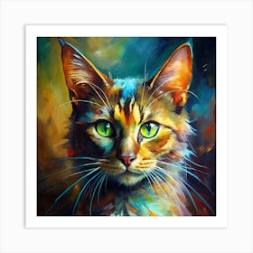 Cat Portrait Art Print