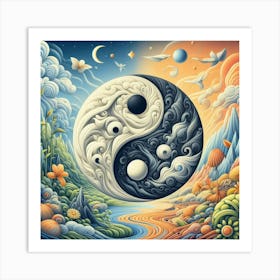 Yin Yang 1 Art Print