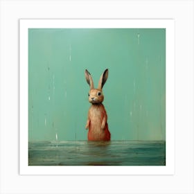 Rabbit In The Rain Affiche