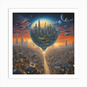 Cityscape Art Print