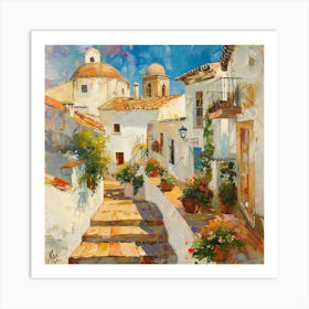 Street In Spain 3 Art Print