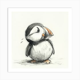 Puffin Art Print