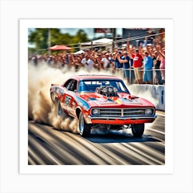 Drag Racing Art Print