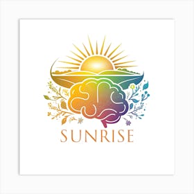 Sunrise Logo Art Print