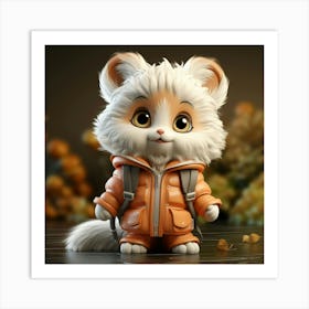 Cute Fox 14 Art Print