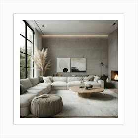 Modern Living Room 118 Art Print