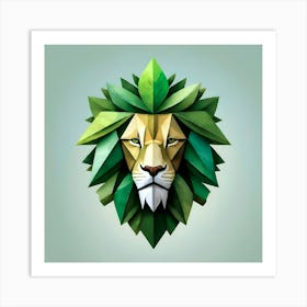 Lion Head 5 Art Print