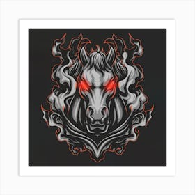 Horse Head Art Print