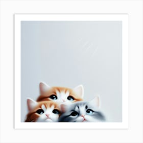 Cute Kittens Art Print