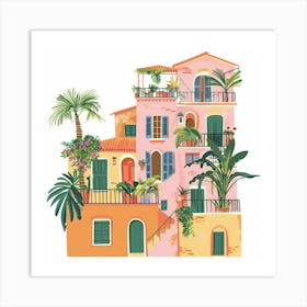 House In Portugal Art Print