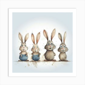 Bunny Rabbits Poster